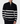 STRIPED HALF-ZIP KNIT PULLOVER
